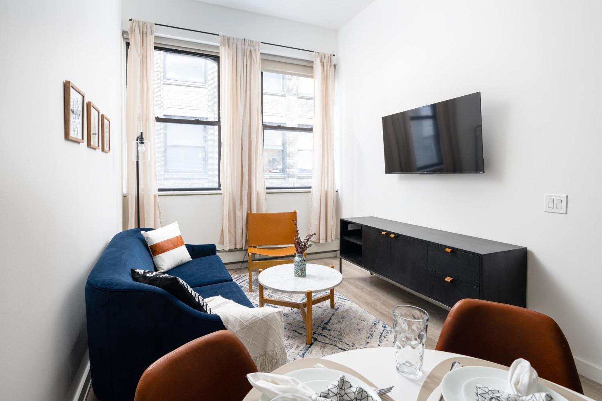 Pangsapuri Spacious Luxury 2bd Downtown Gym W/d Doorman New York